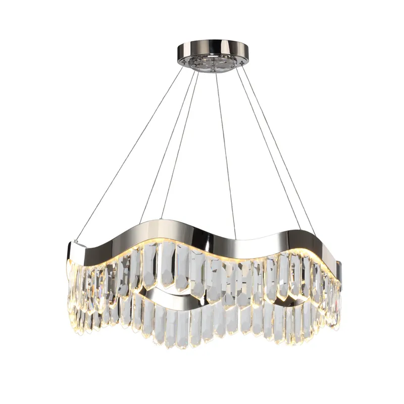Studio M SM23838BCPN Rolland LED Pendant in Polished Nickel
