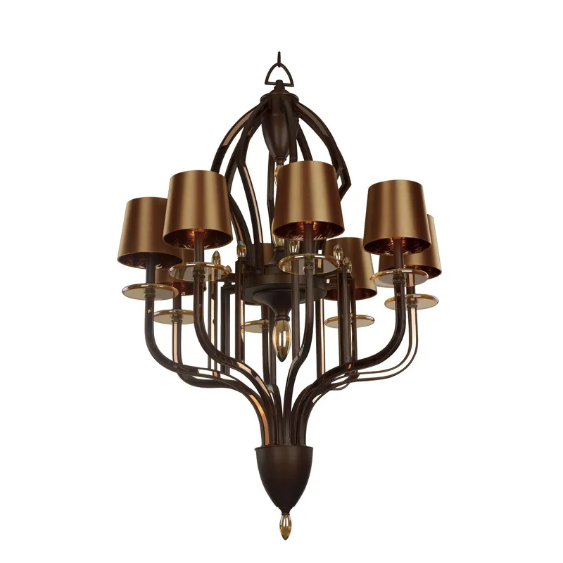 Studio M SM23338CLRT Hermitage 8-Light Pendant in Russet