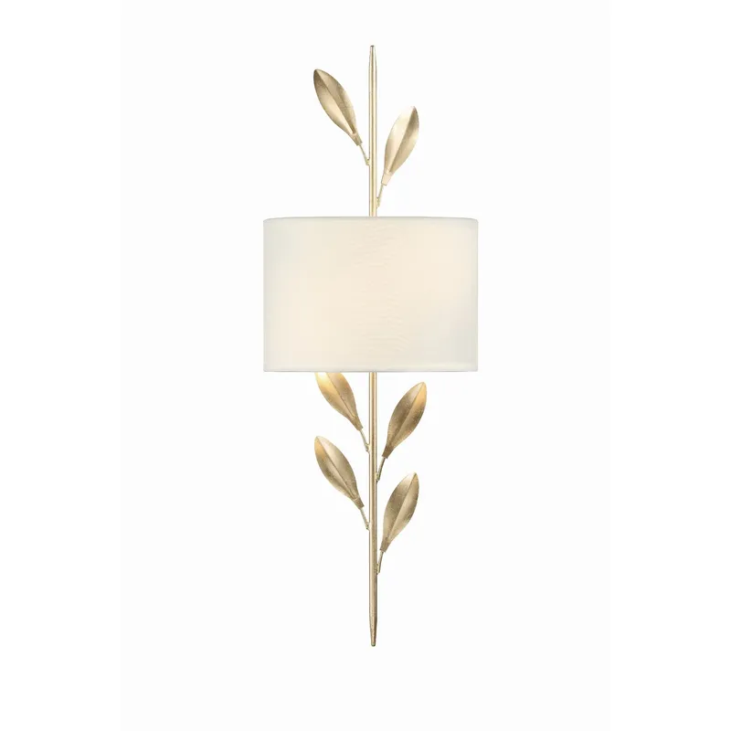 Broche 8.5'' Antique Gold Sconce Gold 8.5"W x 24"H x 4.5"D