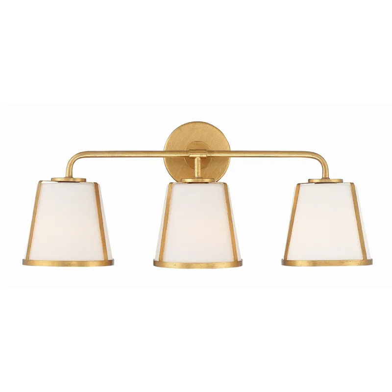 Fulton 23.25'' Antique Gold Bathroom Vanity Gold 23.25"W x 9.5"H x 7.5"D