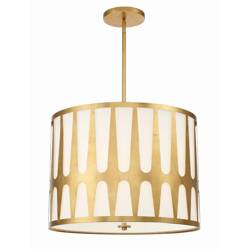 Royston 24'' Antique Gold Pendant Gold 24"W x 18.25"H x 24"D