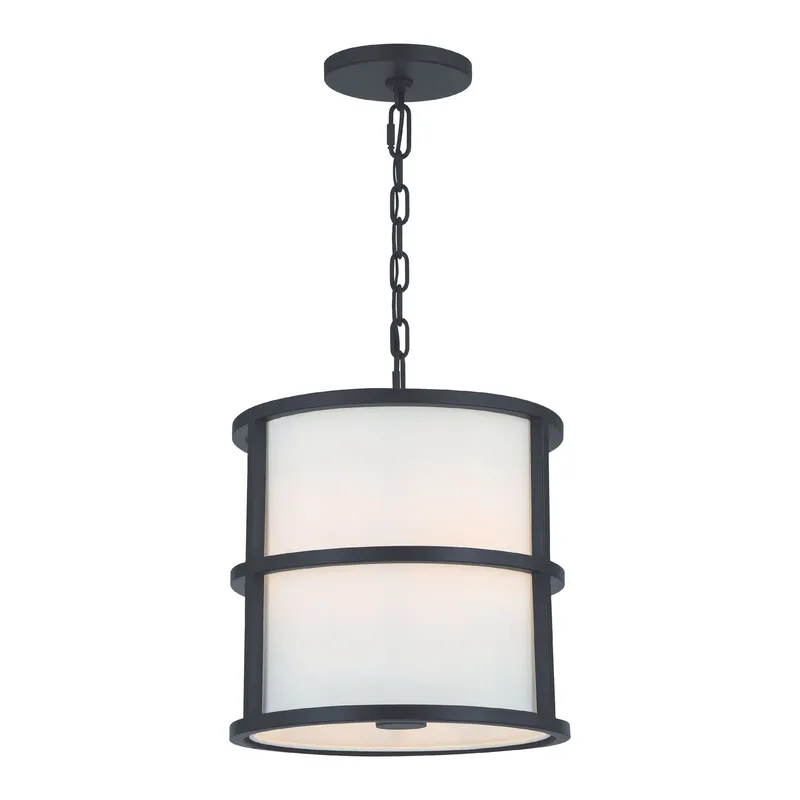Brian Patrick Flynn Hulton 13'' Matte Black Pendant Black 13"W x 14"H x 13"D