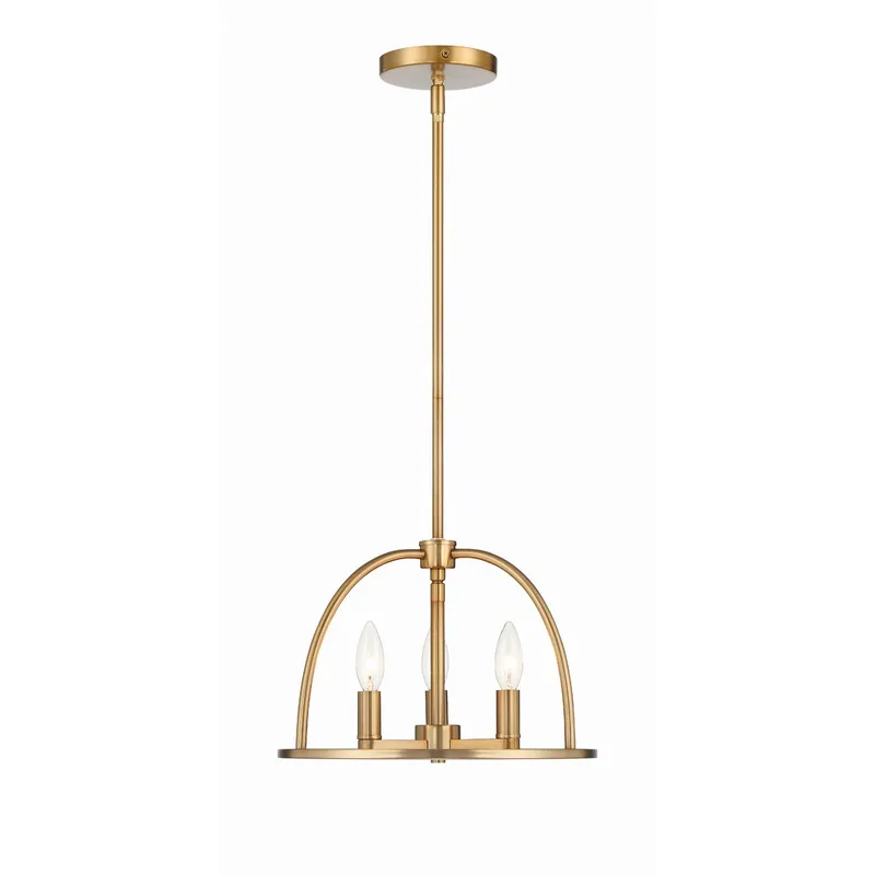 Abbott 13.75'' Vibrant Gold Chandelier Gold 13.75"W x 10"H x 13.75"D