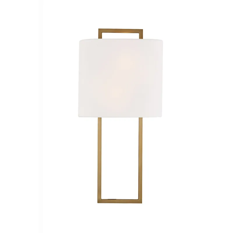 Fremont 10'' Vibrant Gold Sconce Gold 10"W x 21"H x 4"D