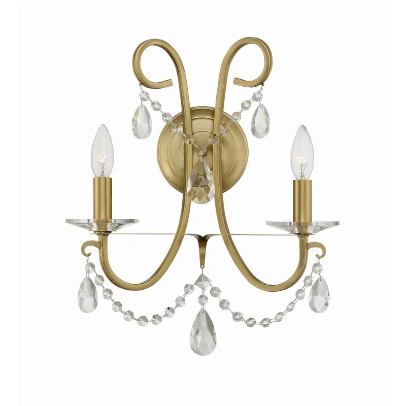 Othello 14'' Vibrant Gold Sconce Gold 14"W x 16"H x 6"D