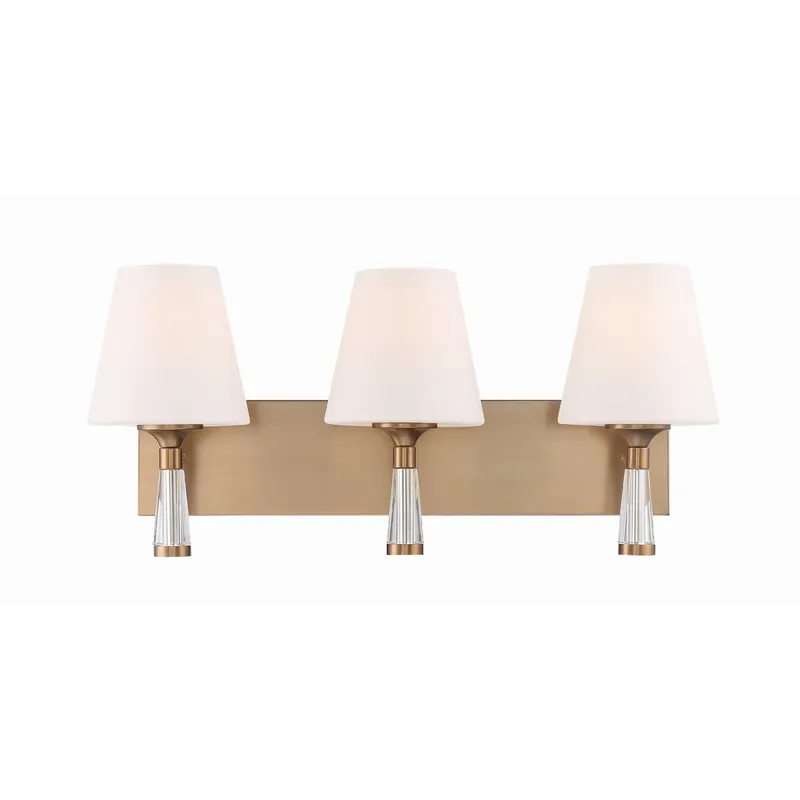Ramsey 23.25'' Vibrant Gold Bathroom Vanity Gold 23.25"W x 10.5"H x 7.5"D