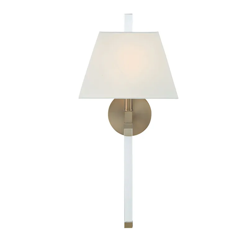 Renee 10'' Aged Brass Sconce Gold 10"W x 21.75"H x 7"D