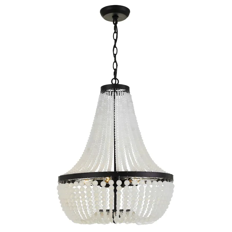 Rylee 18.75'' Matte Black Chandelier Black 18.75"W x 24.25"H x 18.75"D