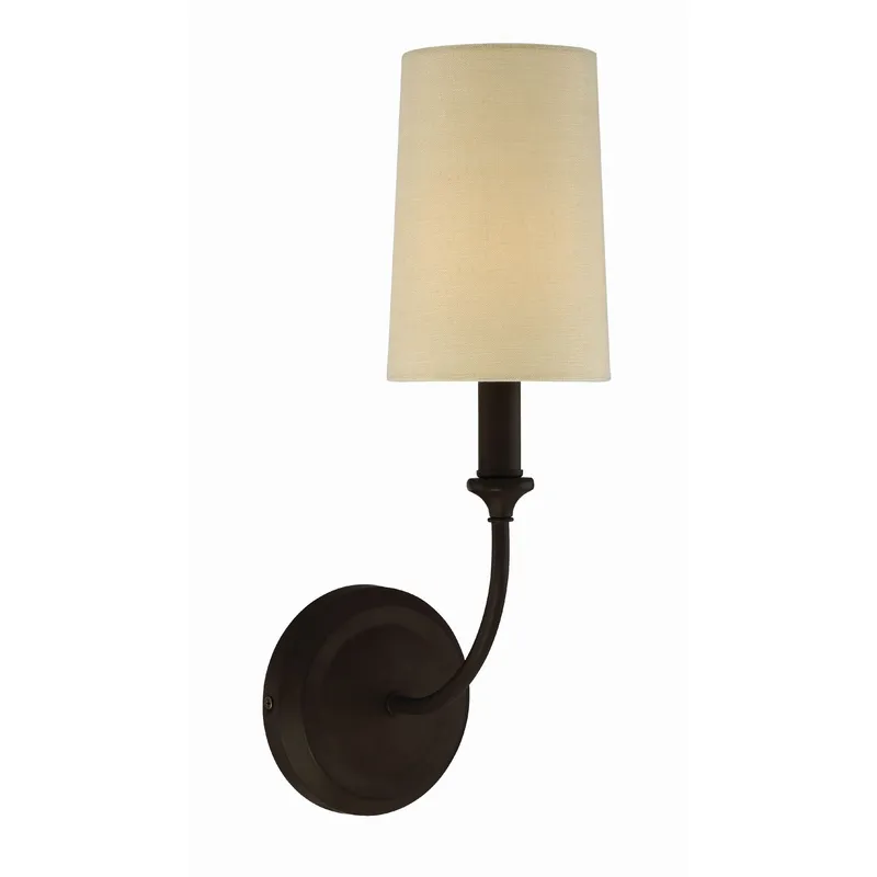 Libby Langdon Sylvan 4.75'' Dark Bronze Sconce Bronze 4.75"W x 15.75"H x 7.75"D