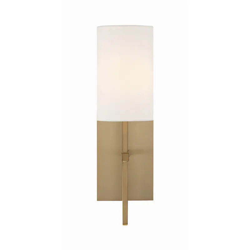 Veronica 5'' Aged Brass Sconce Gold 5"W x 16.5"H x 6"D