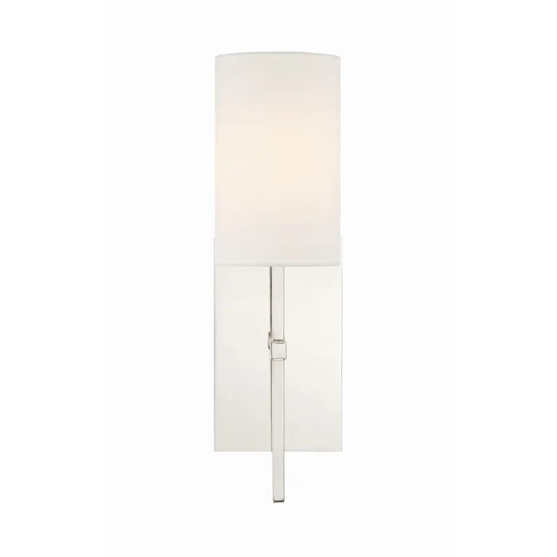 Veronica 5'' Polished Nickel Sconce Silver 5"W x 16.5"H x 6"D