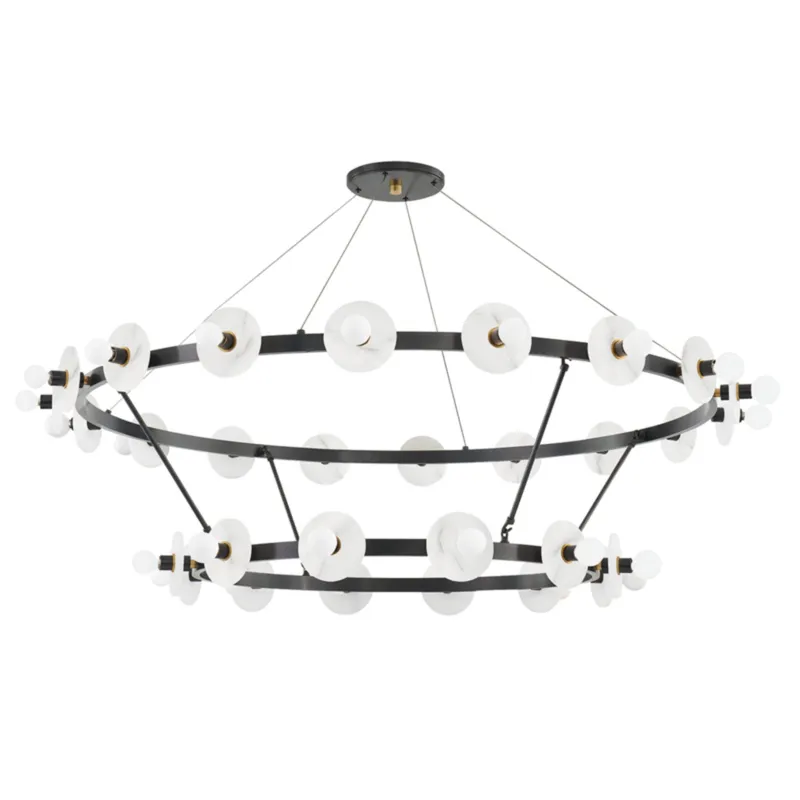 Austen 30-Light Chandelier in Aged Brass/Old Bronze 58W x 16.75H