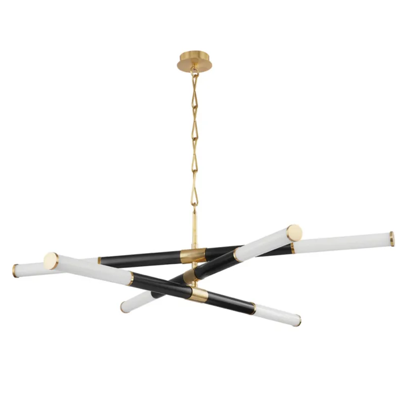 Huntington 6-Light Chandelier in Aged Brass/Old Bronze 60W x 15.25H