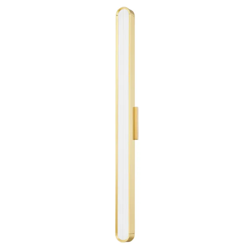 Starkey 1-Light Bath and Vanity in Aged Brass 32.5L x 2.75W x 2H