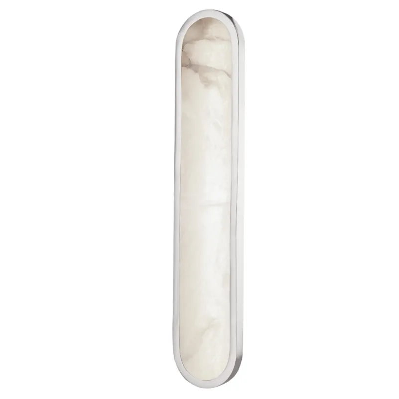 Manhasset 1-Light Wall Sconce in Polished Nickel 5.75W x 28H