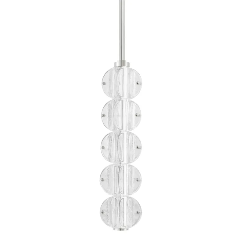 Lindley 5-Light Pendant in Polished Nickel 5W x 18.75H