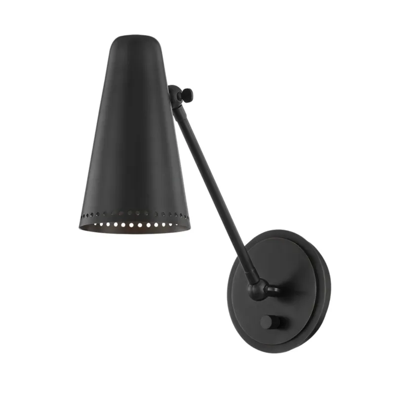 Easley 1-Light Wall Sconce in Old Bronze 5.5W x 13H