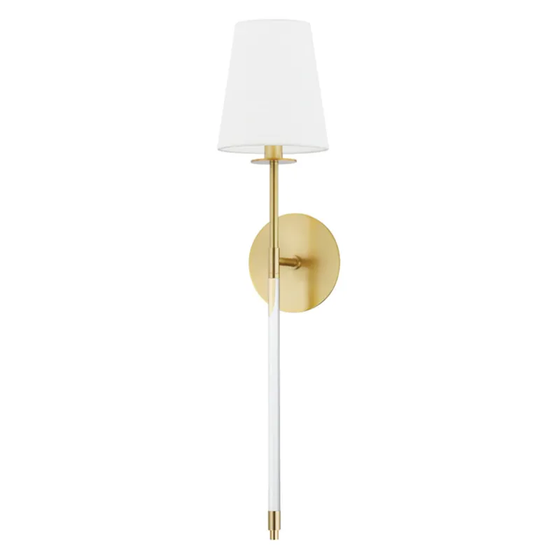 Niagara 1-Light Wall Sconce in Aged Brass 6W x 27.5H (2041-AGB)