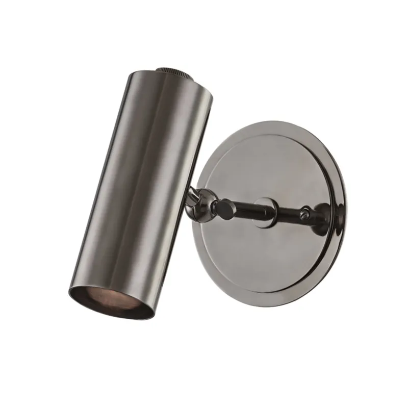 Bushwick 1-Light Wall Sconce in Black Nickel 5.5W x 7.5H