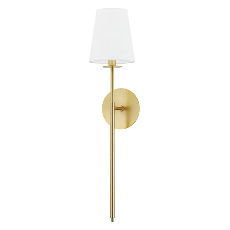 Niagara 1-Light Wall Sconce in Aged Brass 6W x 27.5H (2061-AGB)