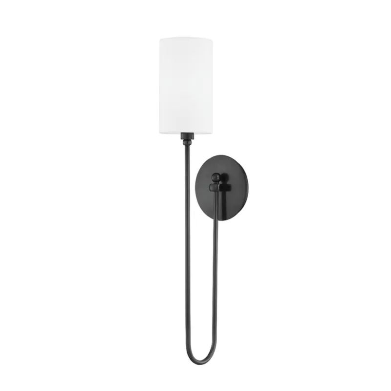 Harlem 1-Light Wall Sconce in Old Bronze 5.25W x 24H