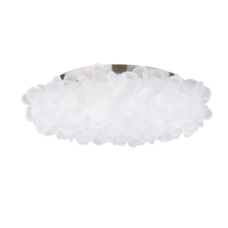 Modern Forms FM-59922-BN 3000K 32 Watt Fluffy LED Flush Mount in Brushed Nickel