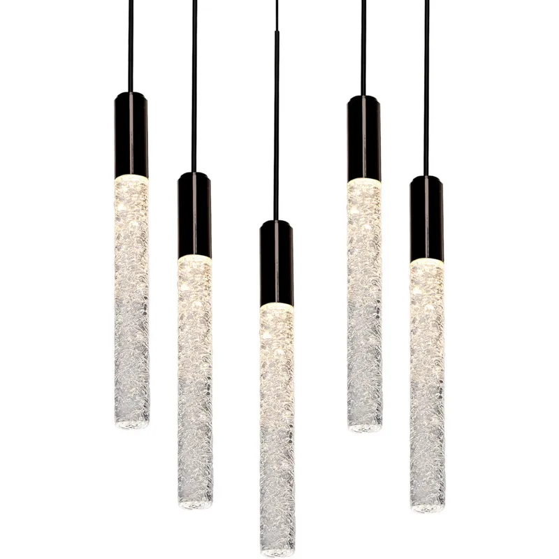 Modern Forms PD-35605-BK 3000K 26.5 Watt Magic LED Round Chandelier in Black