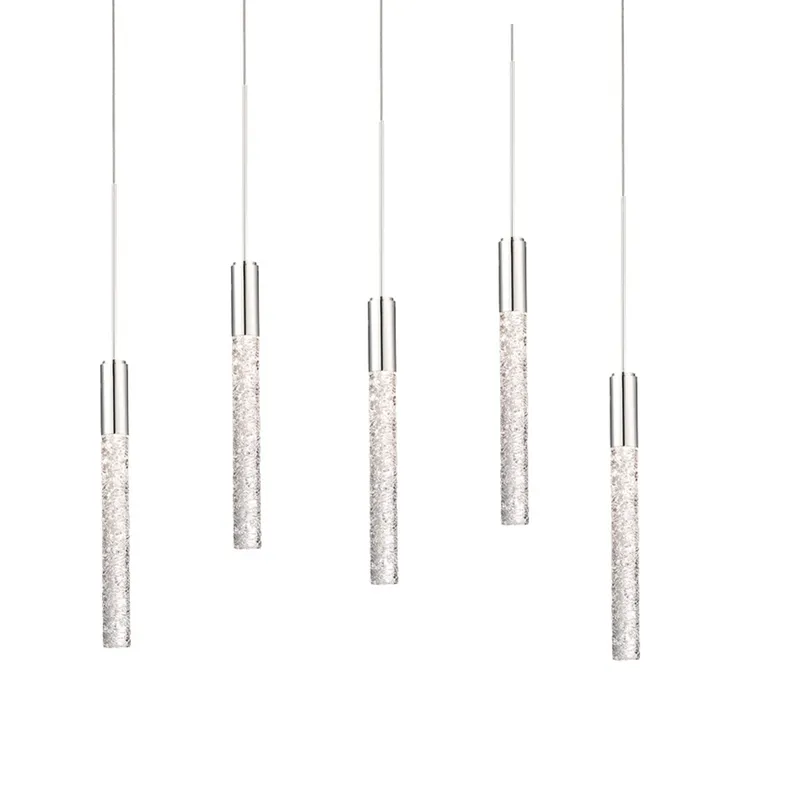 Modern Forms PD-35605-PN 3000K 26.5 Watt Magic LED Round Chandelier in Polished Nickel