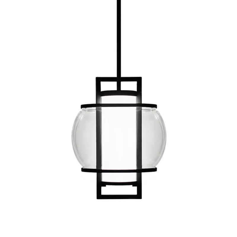 Modern Forms PD-W74615-BK 3000K 12 Watt Lucid LED Pendant in Black