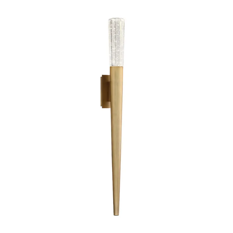 Modern Forms WS-10830-AB 3500K 9 Watt Scepter LED Wall Sconce in Aged Brass