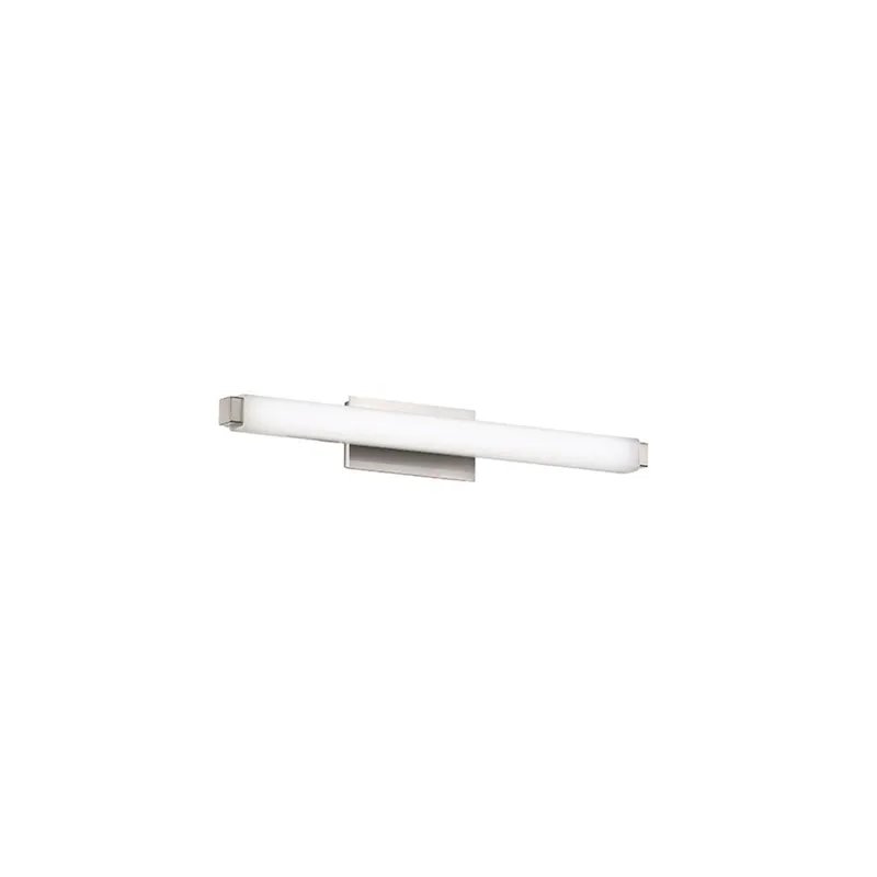 Modern Forms WS-21718-30-BN 3000K 15.5 Watt Mini Vogue LED Bathroom Vanity & Wall Light in Brushed Nickel