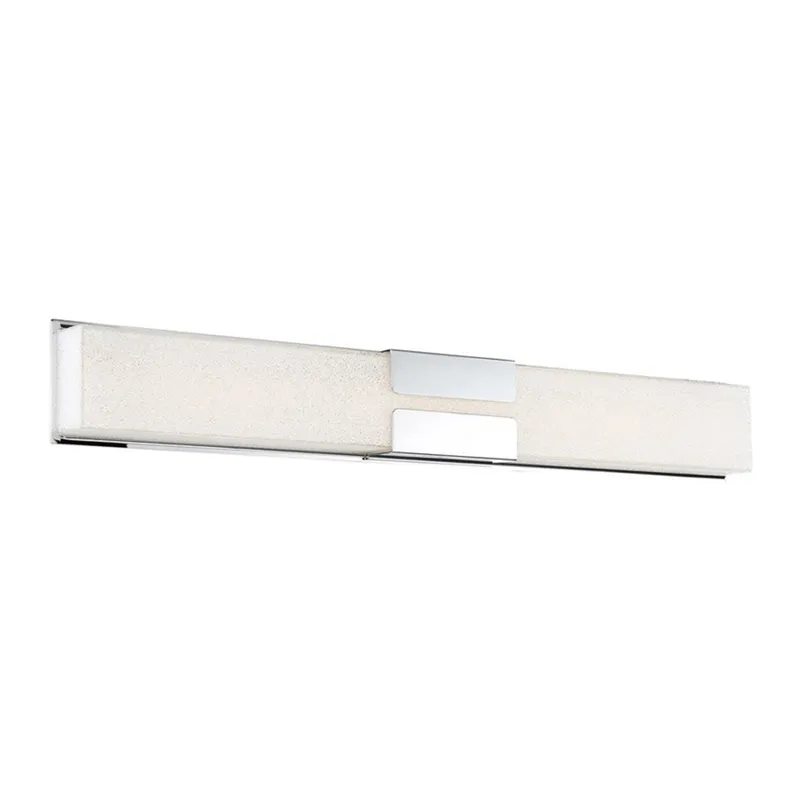 Modern Forms WS-25837-CH 3500K 60.9 Watt Vodka LED Bathroom Vanity & Wall Light in Chrome