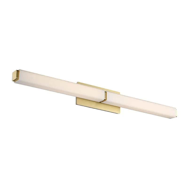 Modern Forms WS-3127-BR 3000K 38 Watt Vogue LED Bathroom Vanity & Wall Light in Brushed Brass