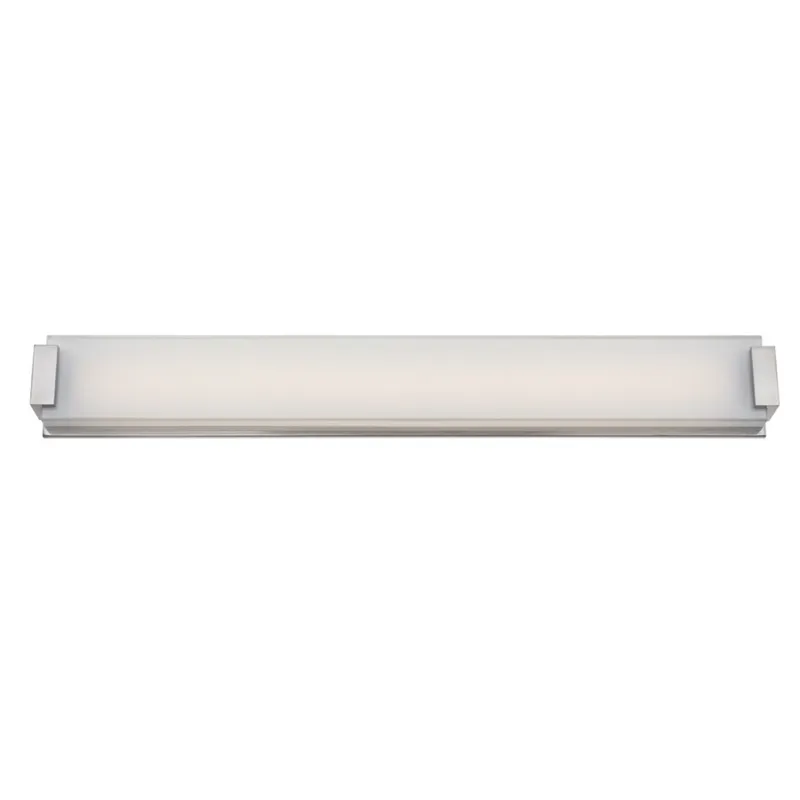 Modern Forms WS-3240-BN 3000K 82 Watt Polar LED Bathroom Vanity & Wall Light in Brushed Nickel