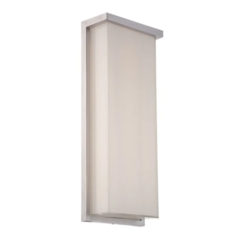 Modern Forms WS-W1420-AL 3000K 29 Watt LEDge LED Wall Light in Brushed Aluminum