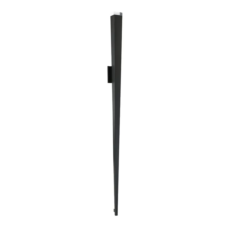 Modern Forms WS-W19770-BK 3500K 25 Watt Staff LED Outdoor Wall Light in Black