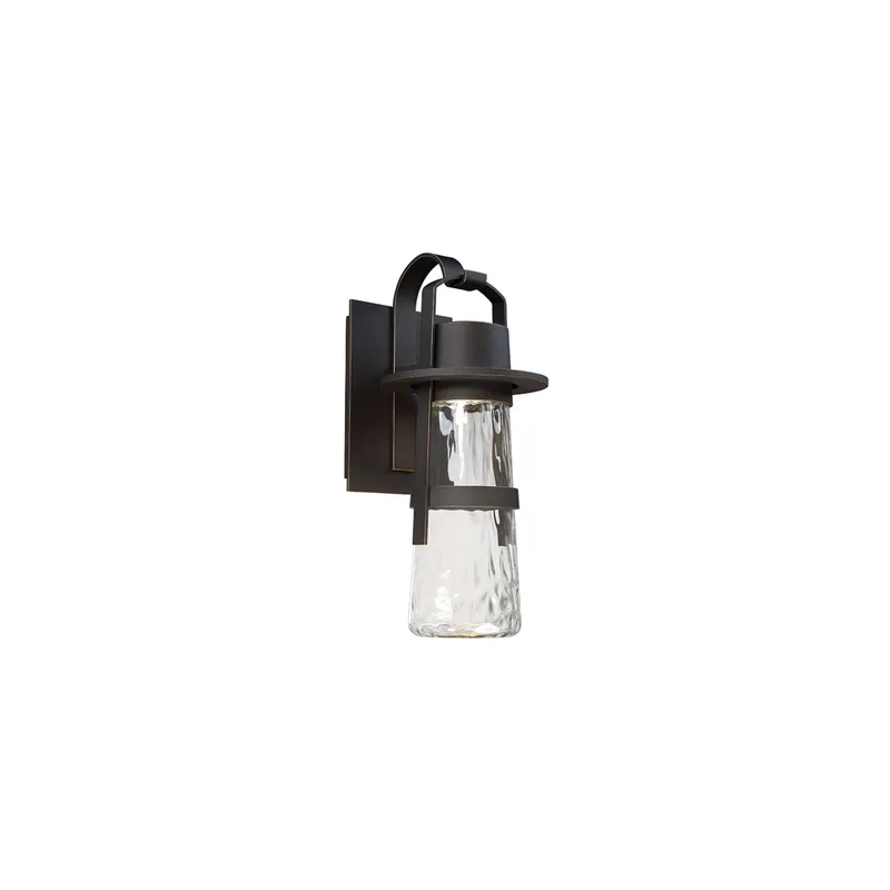 Modern Forms WS-W28521-BK 3000K 15 Watt Balthus LED Outdoor Wall Light in Black