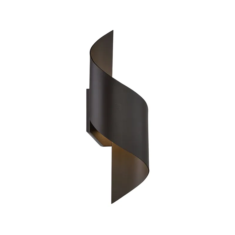 Modern Forms WS-W34517-BZ 3000K 8 Watt Helix LED Wall Light in Bronze
