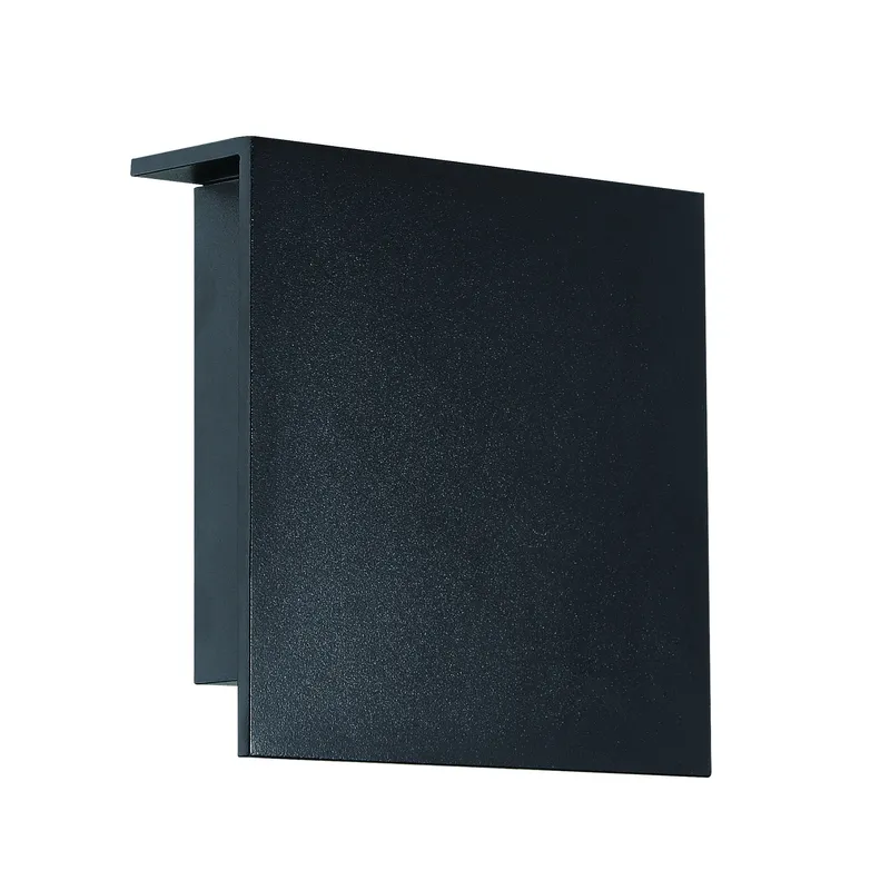 Modern Forms WS-W38610-BK 3000K 18 Watt Square LED Outdoor Wall Light in Black