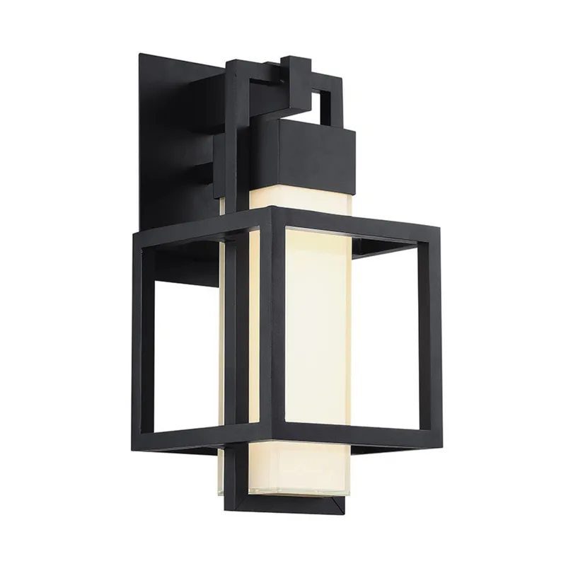 Modern Forms WS-W48816-BK 3000K 13 Watt Logic LED Wall Light in Black