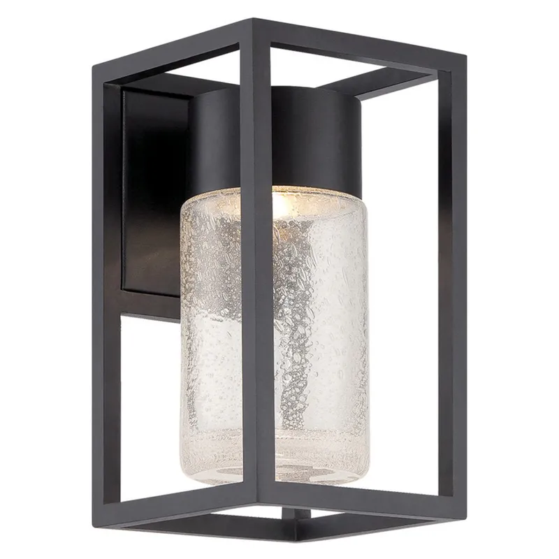 Modern Forms WS-W5411-BK 3000K 11 Watt Structure LED Wall Light in Black