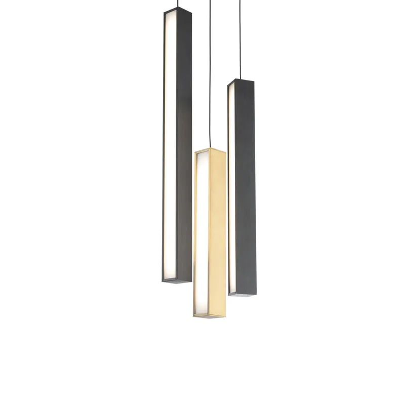 Modern Forms PD-64803R-BK/AB-BK 3000K 19 Watt Chaos LED Round Chandelier in Black & Aged Brass & Black