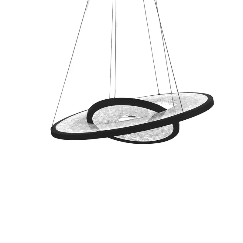 Modern Forms PD-75027-BK 3000K 62.17 Watt Jupiter LED Pendant in Black