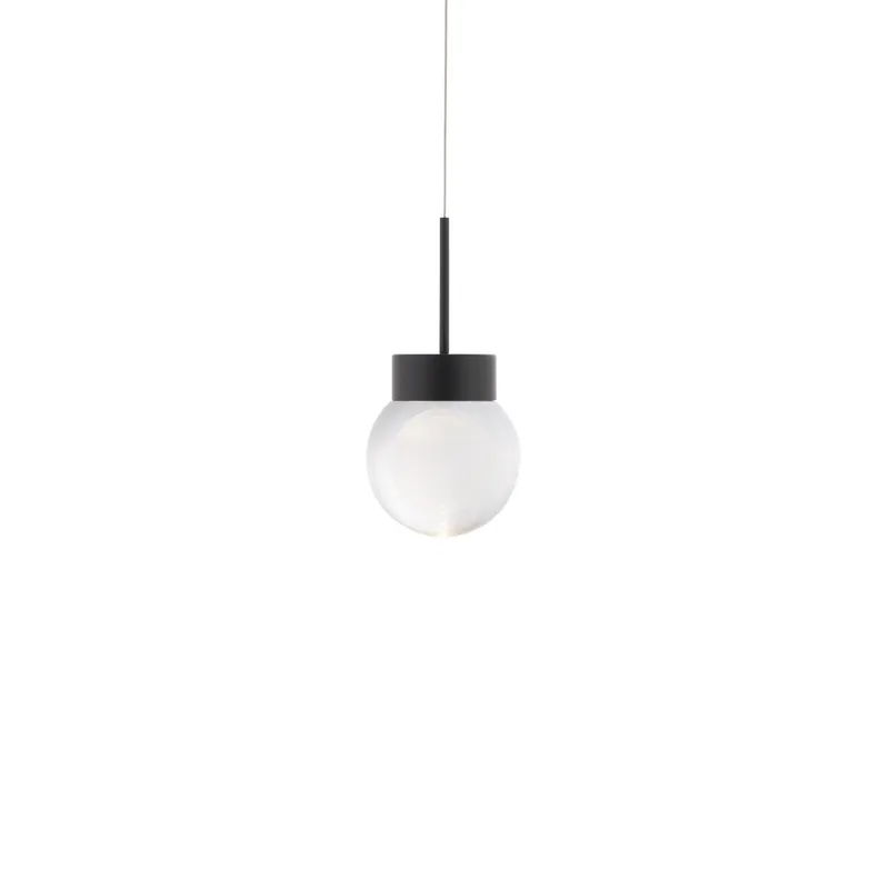 Modern Forms PD-82006-BK 3000K 9 Watt Double Bubble LED Pendant in Black