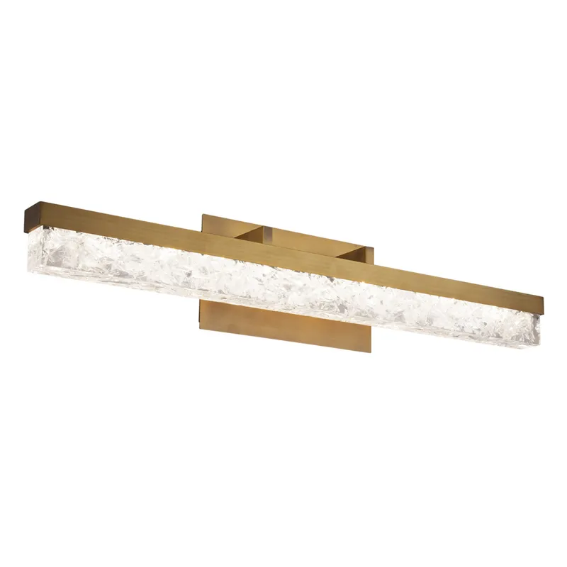Modern Forms WS-62029-AB 3000K 25.01 Watt Minx LED Bathroom Vanity & Wall Light in Aged Brass