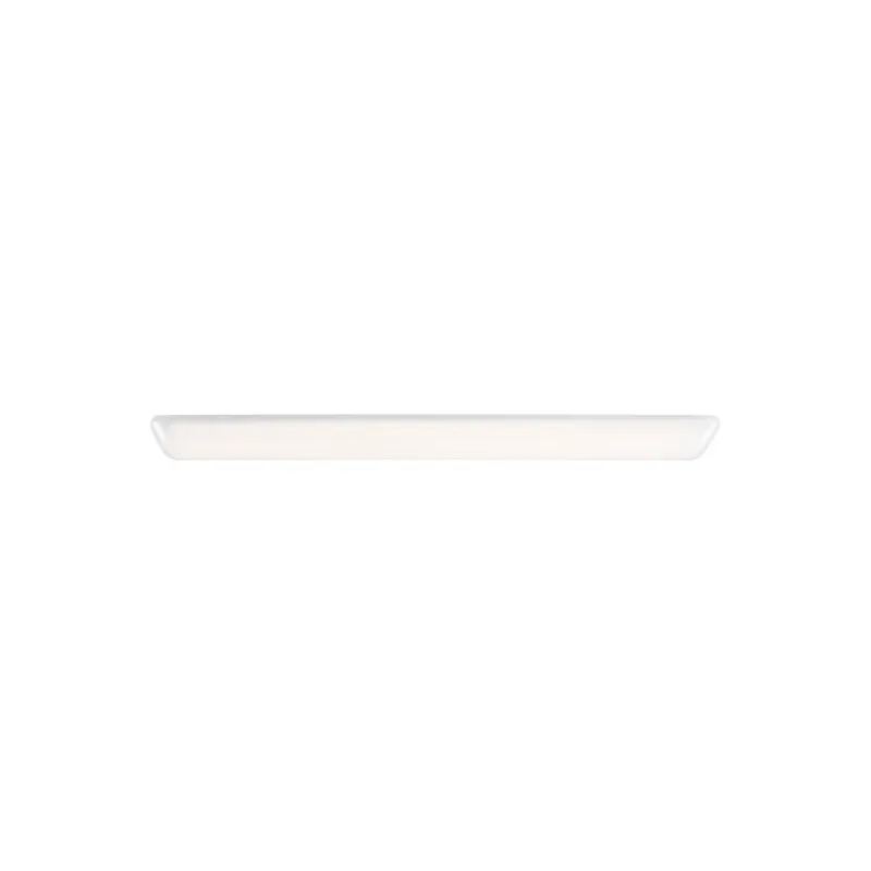 Kolmar Four Foot LED Ceiling Flush Mount Modern Fixture 10.25" Width 3.25" Height Steel Rectangular White Shade in