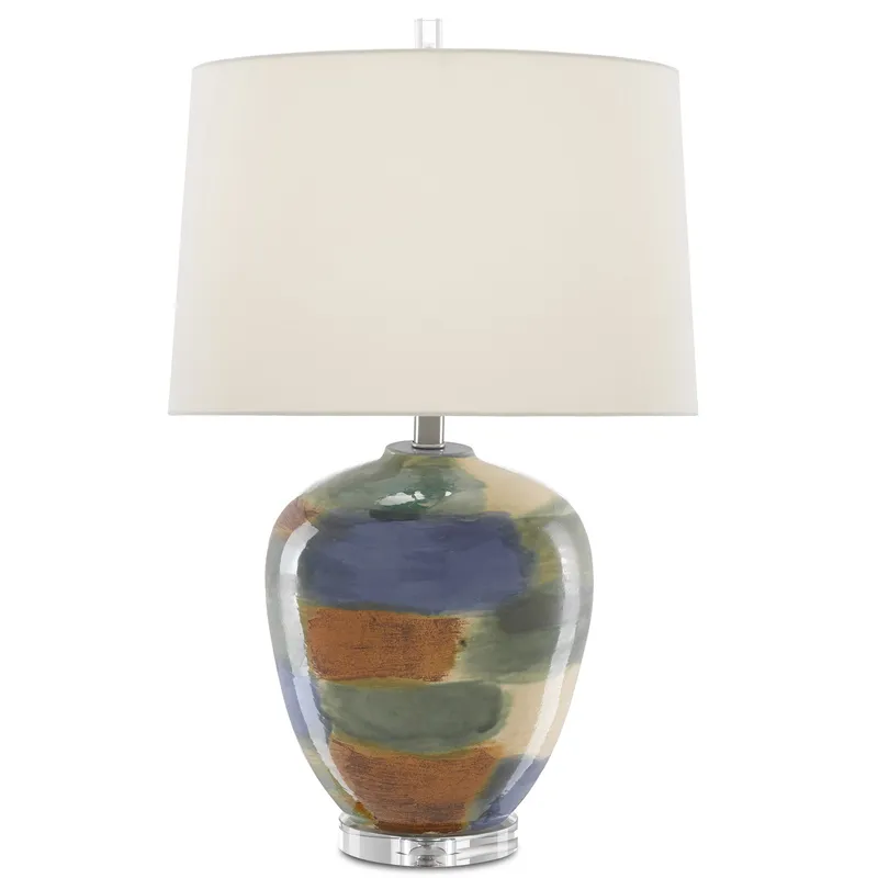 Rainbow Table Lamp - Blue/Green/Sand/Rust/Clear
