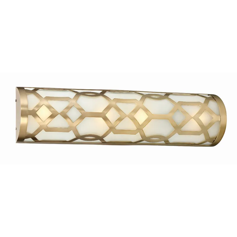 Libby Langdon Jennings 24'' Integrated LED Aged Brass Bathroom Vanity Gold 24"W x 6.5"H x 4"D