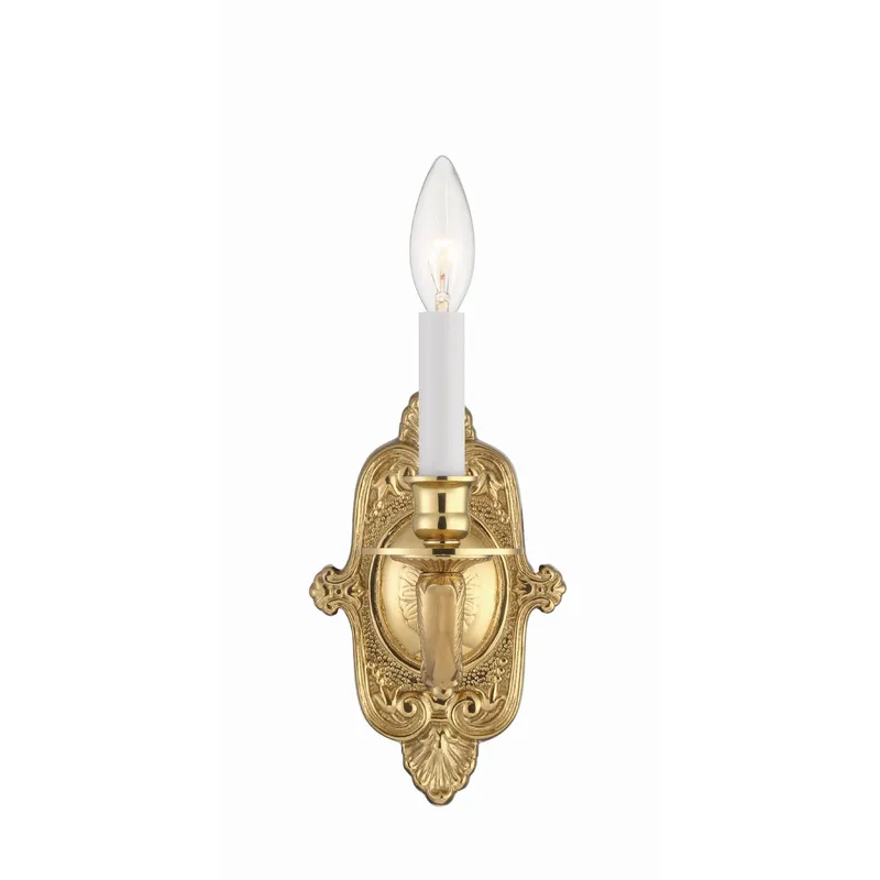 Marlowe 5'' Polished Brass Sconce Gold 5"W x 9.75"H x 6.25"D