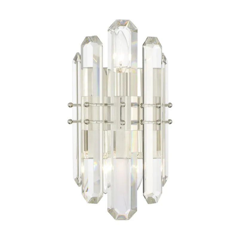 Bolton 7.5'' Polished Nickel Sconce Silver 7.5"W x 13.5"H x 5"D